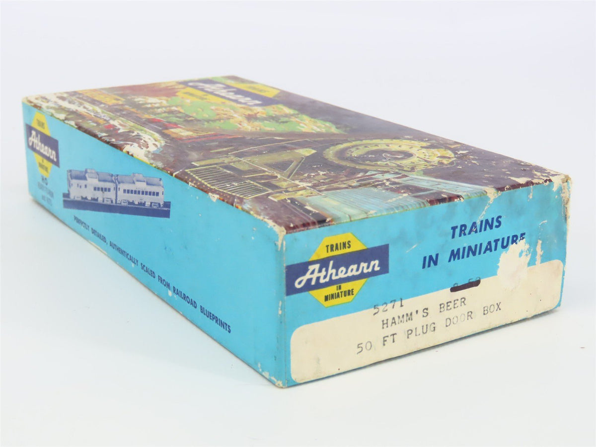 HO Scale Athearn 5271 HAMX Hamm&#39;s Beer 50&#39; Plug Door Box Car #31204