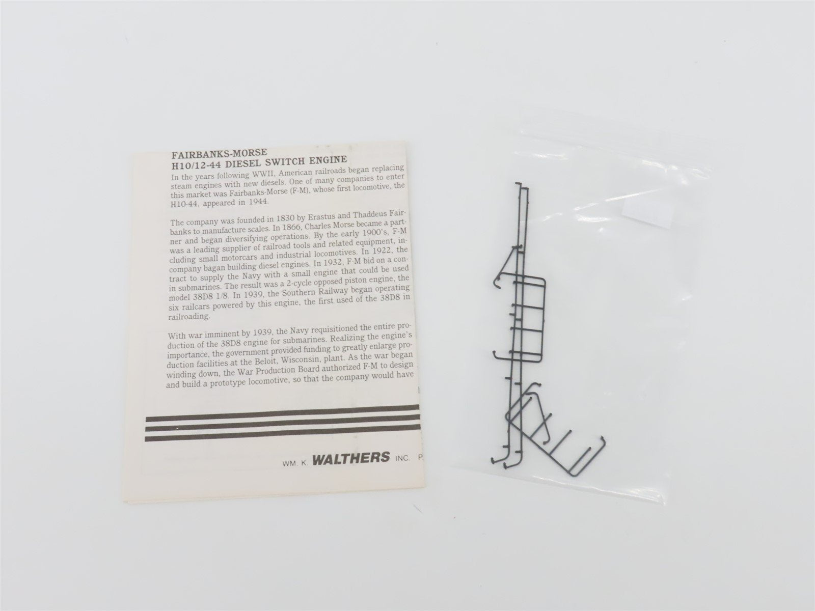 HO Scale Walthers 932-1319 WAB Wabash FM H10-44 Diesel Locomotive #380