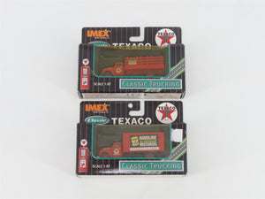 LOT of 2 1:87 Scale IMEX Die-Cast Texaco Trucks