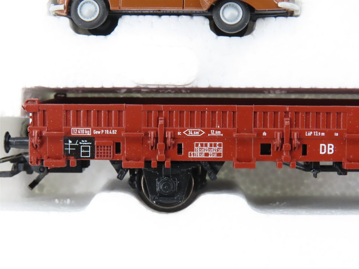 HO Scale Marklin 42992 DB Westerland Passenger Car &amp; Auto Transport Set