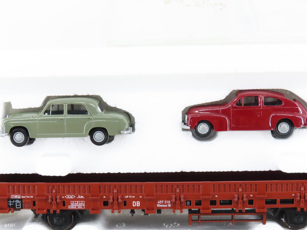 HO Scale Marklin 42992 DB Westerland Passenger Car &amp; Auto Transport Set