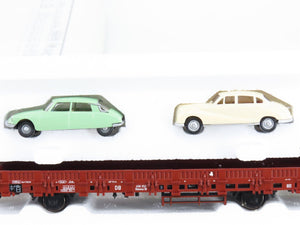 HO Scale Marklin 42992 DB Westerland Passenger Car & Auto Transport Set