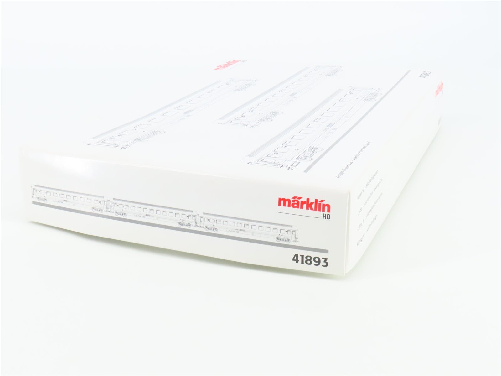 HO Marklin 41893 FS Italian State Railways Express Train Passenger 3-Car Set