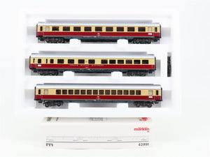 HO Scale Marklin 42991 DB Trans European Express 1st Class Passenger 3-Car Set