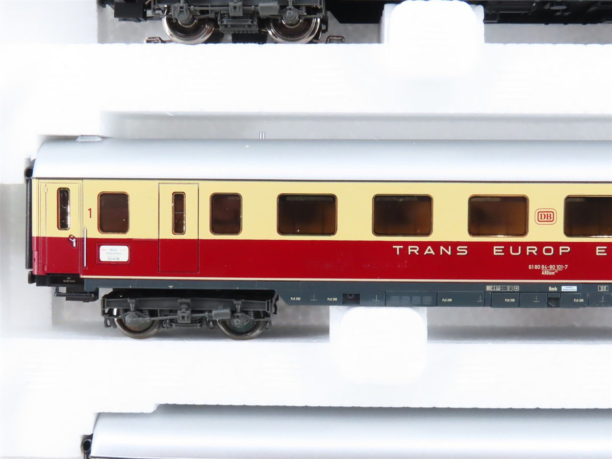 HO Scale Marklin 42991 DB Trans European Express 1st Class Passenger 3-Car Set