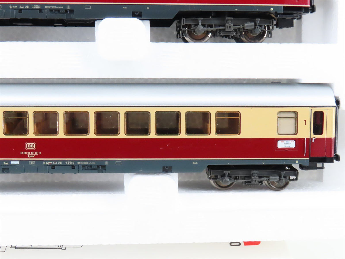 HO Scale Marklin 42991 DB Trans European Express 1st Class Passenger 3-Car Set