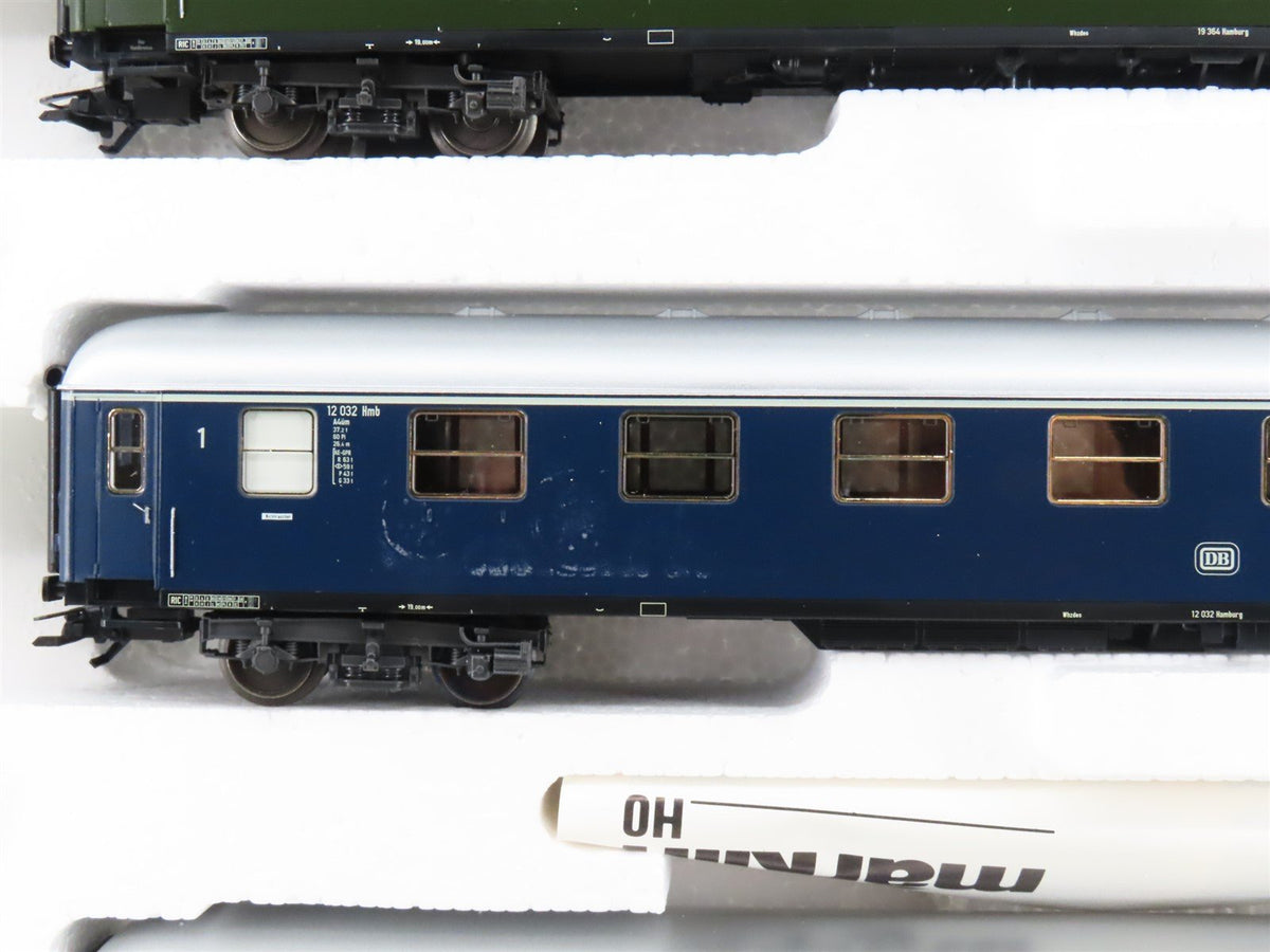 HO Marklin 42758 DB German Federal Railroad Era III Express 3-Car Passenger Set