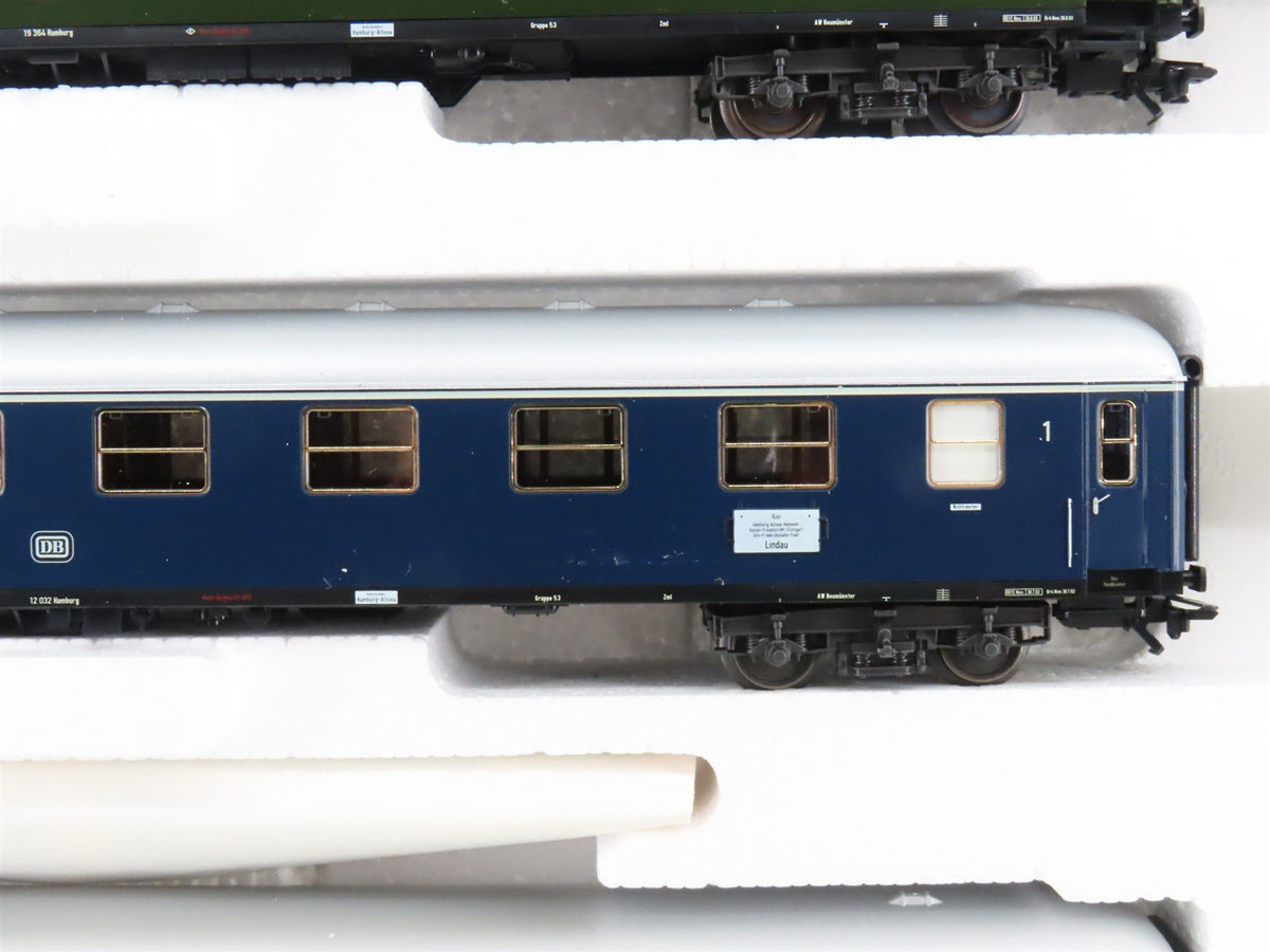 HO Marklin 42758 DB German Federal Railroad Era III Express 3-Car Passenger Set