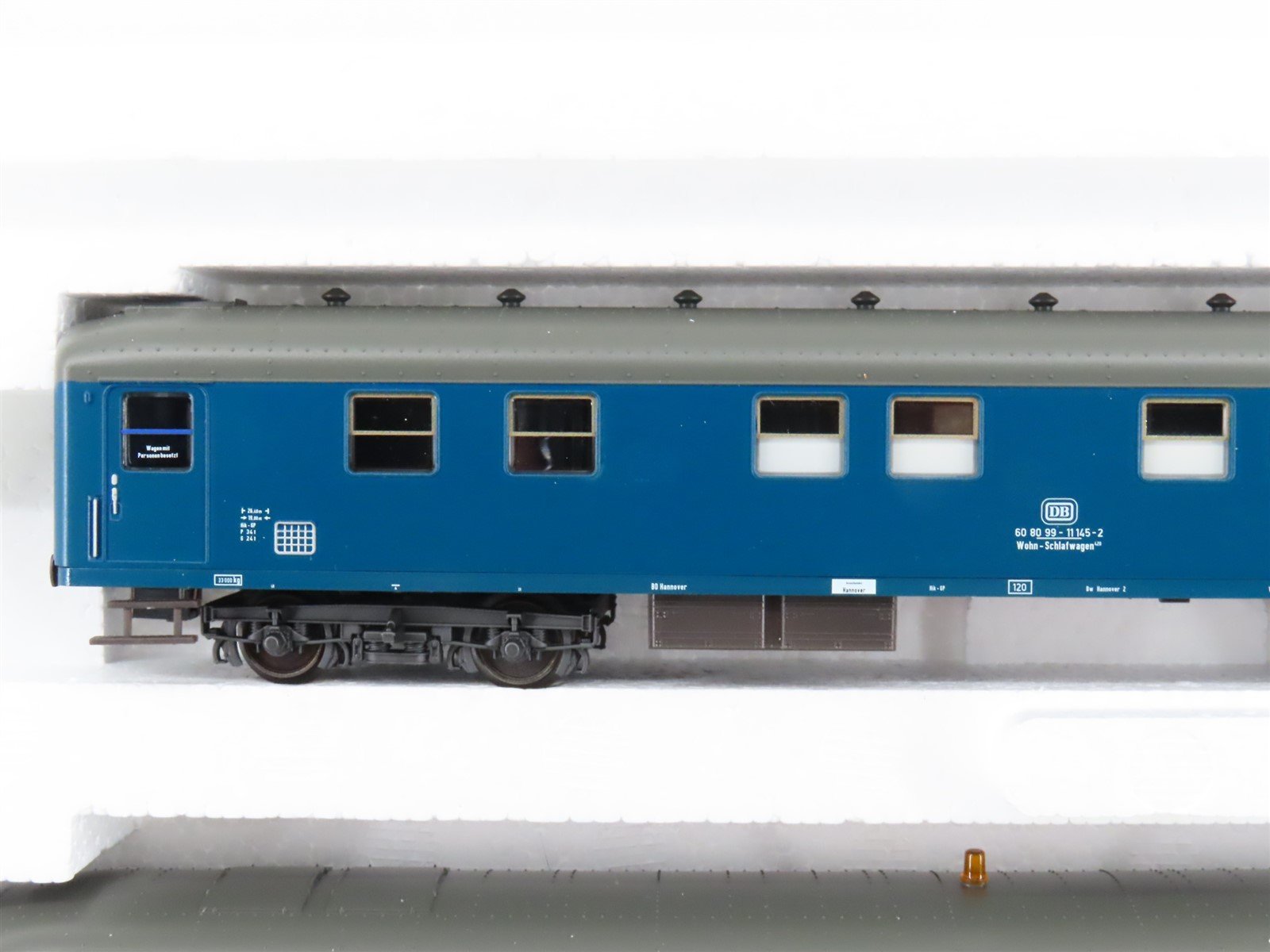 HO Marklin 49951 DB German Federal Railroad 3-Car Crane Tender Passenger Set