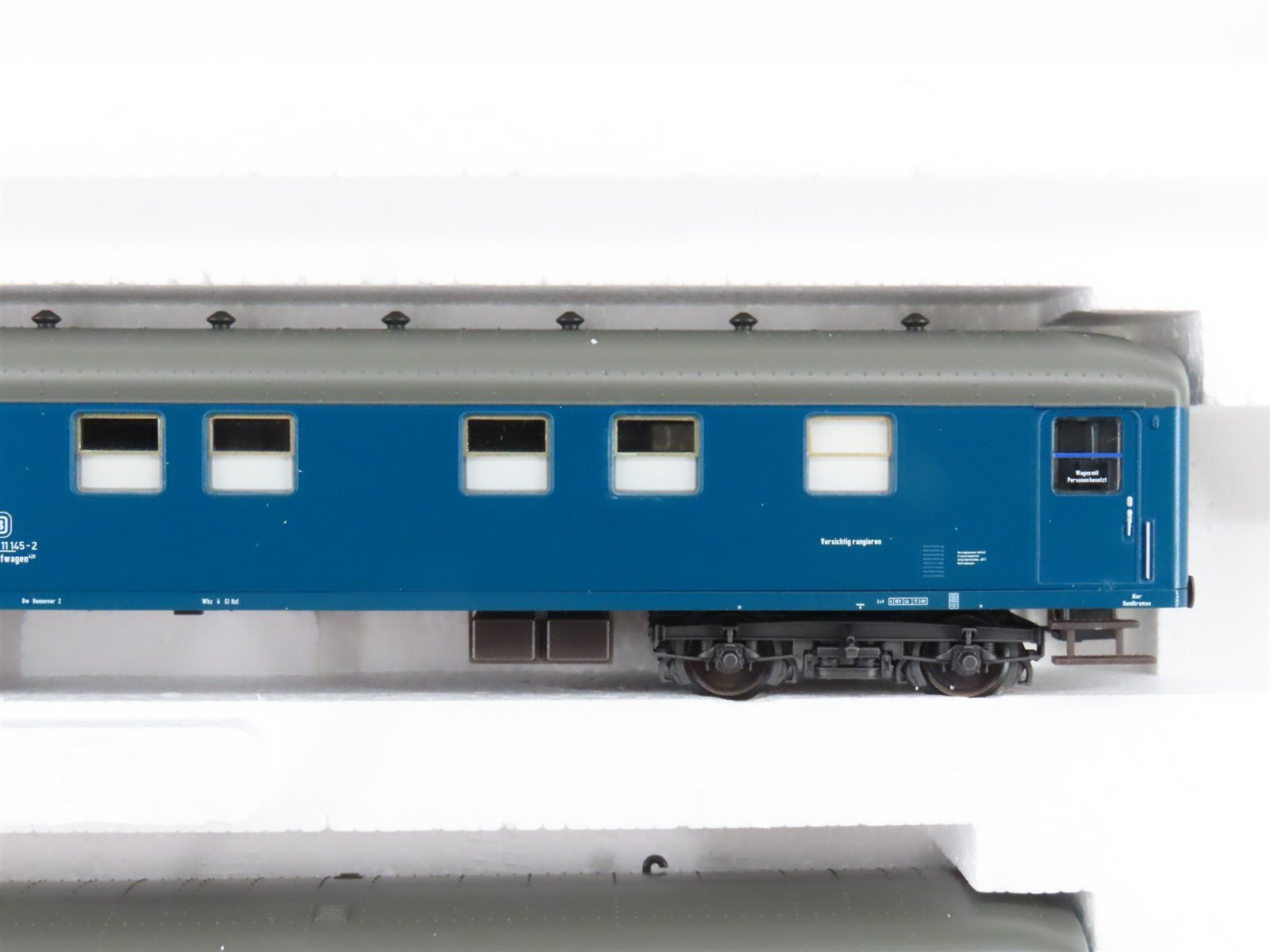 HO Marklin 49951 DB German Federal Railroad 3-Car Crane Tender Passenger Set