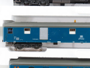HO Marklin 49951 DB German Federal Railroad 3-Car Crane Tender Passenger Set