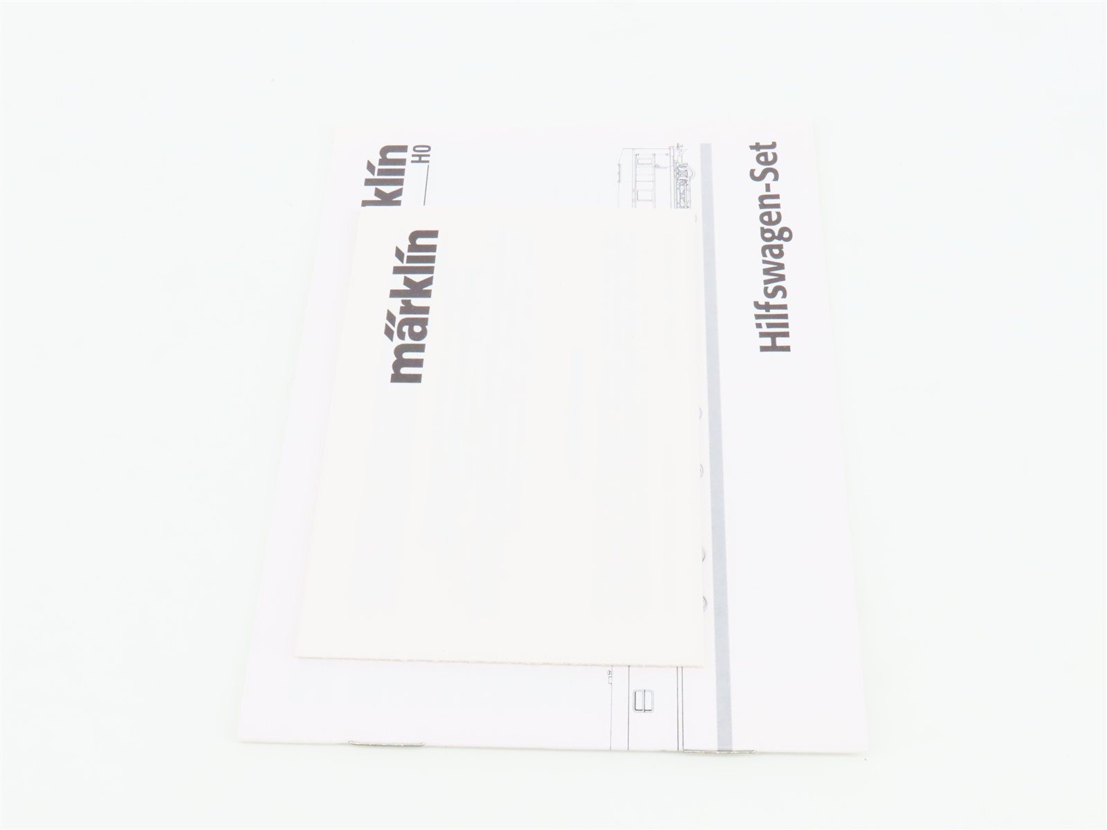 HO Marklin 49951 DB German Federal Railroad 3-Car Crane Tender Passenger Set