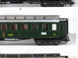 HO Scale Marklin 42385 SBB-CFF-FFS Swiss Federal 3-Car Express Passenger Set
