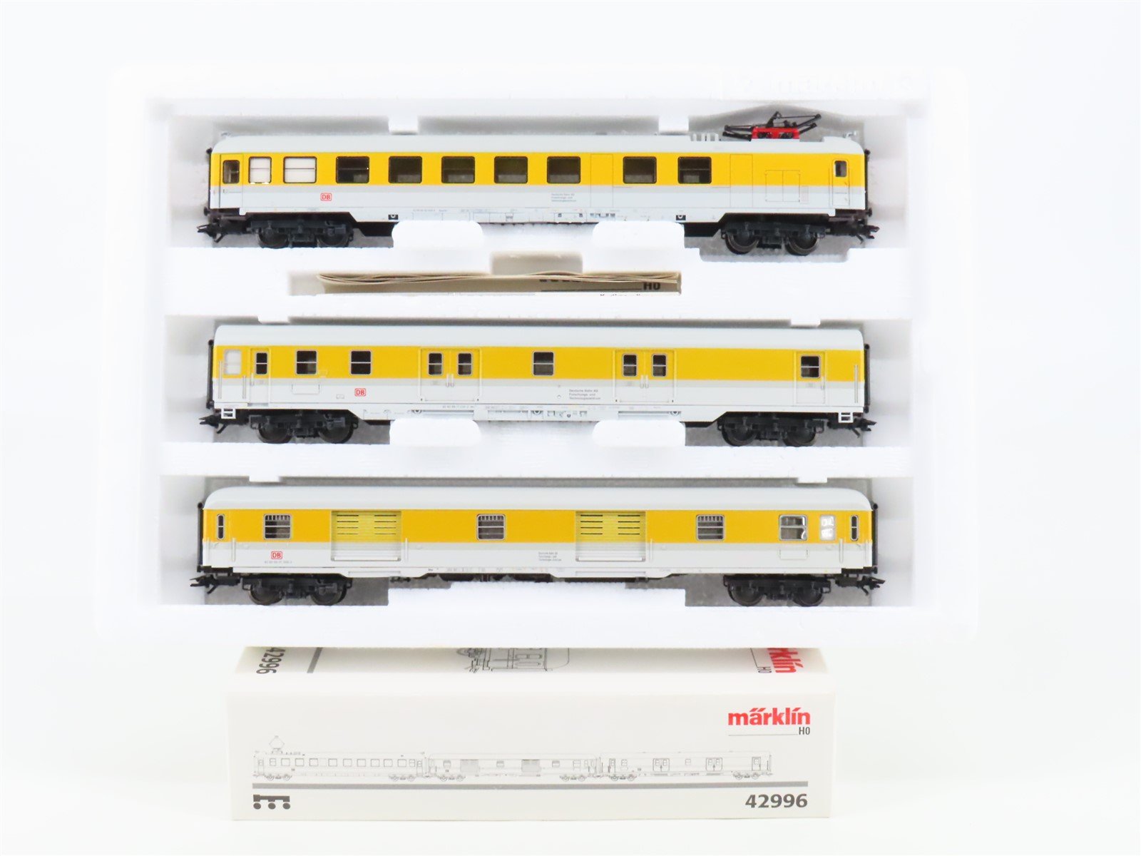 HO Marklin 42996 DB AG German Railway Era V Measurement Passenger 3-Car Set