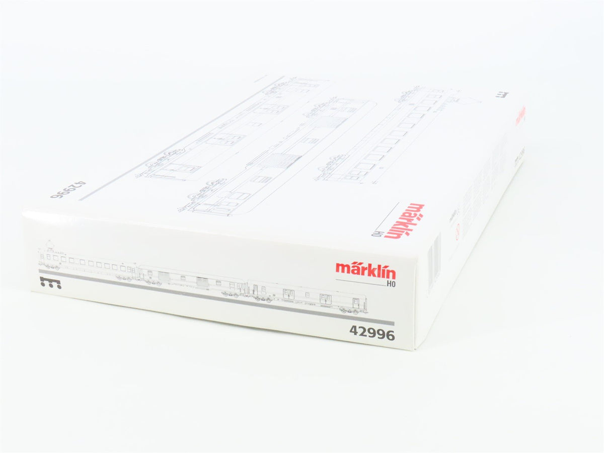 HO Marklin 42996 DB AG German Railway Era V Measurement Passenger 3-Car Set