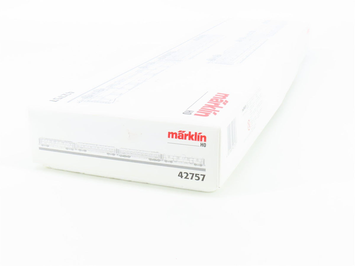 HO Scale Marklin 42757 DRG/MITROPA Era II Express Passenger 4-Car Set
