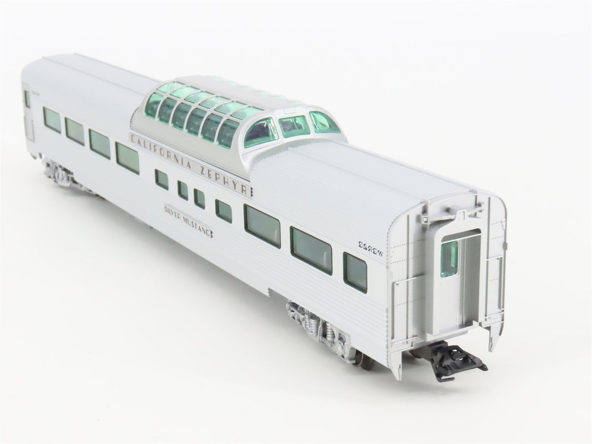 HO Marklin 43614 D&amp;RGW California Zephyr Vista Dome Passenger &quot;Silver Mustang&quot;