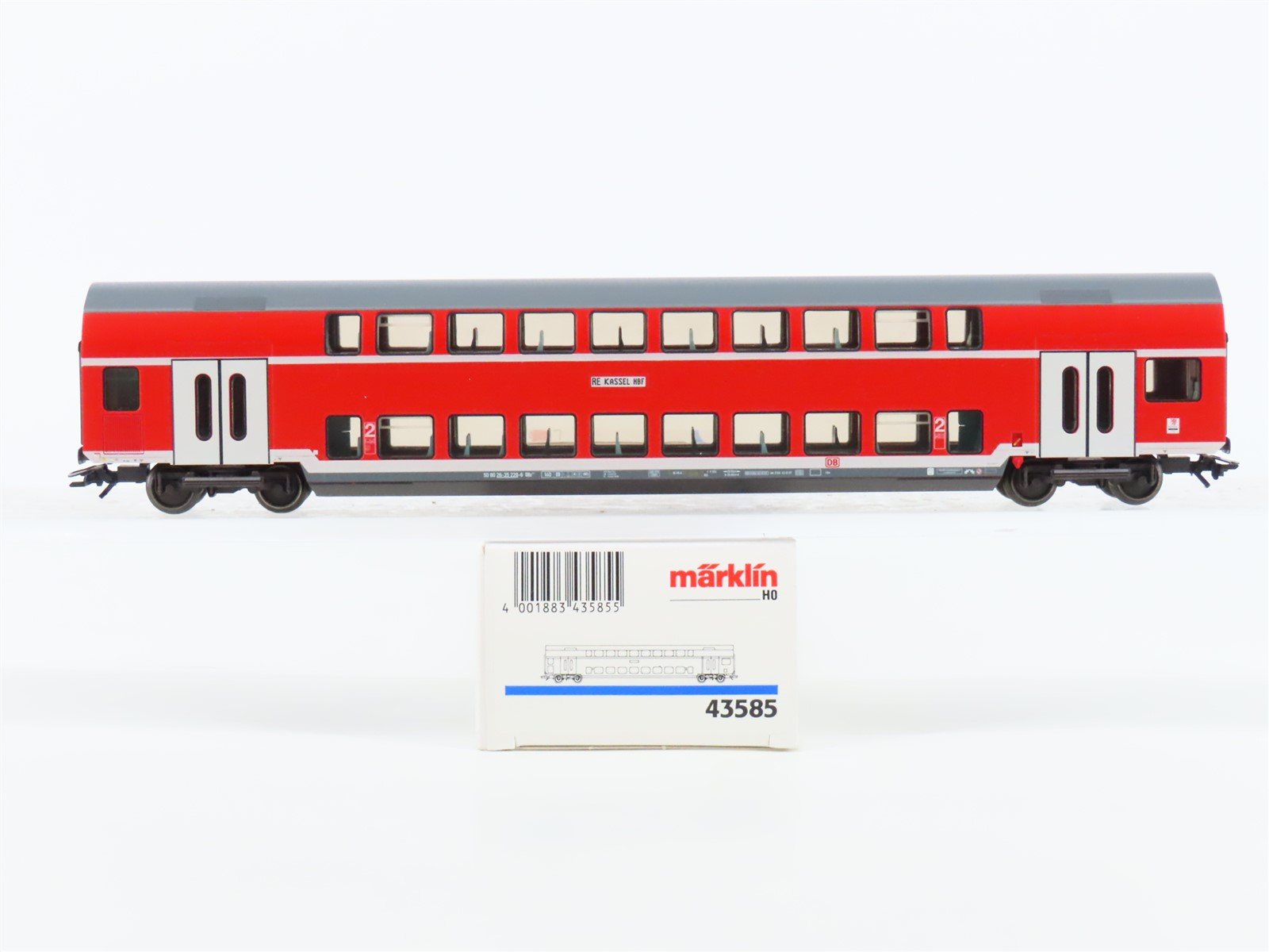 HO Marklin 43585 DB German Federal Era V Bi-Level 2nd Class Coach Passenger