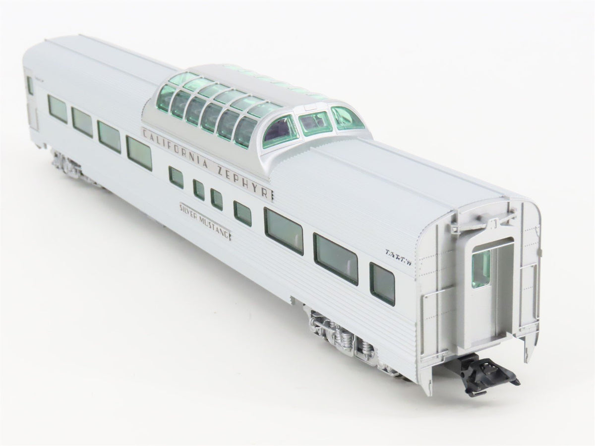 HO Marklin 43614 D&amp;RGW California Zephyr Vista Dome Passenger &quot;Silver Mustang&quot;