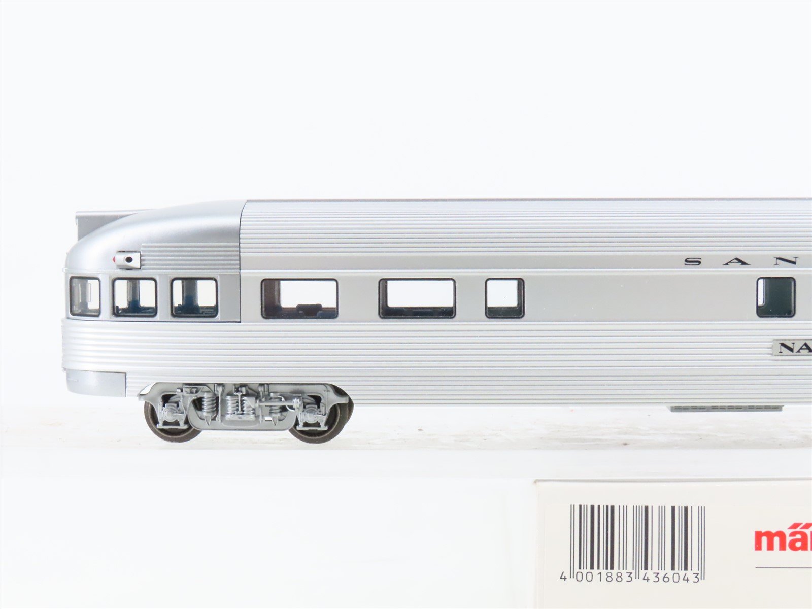 HO Scale Marklin 43604 ATSF Santa Fe Era III Observation Passenger 