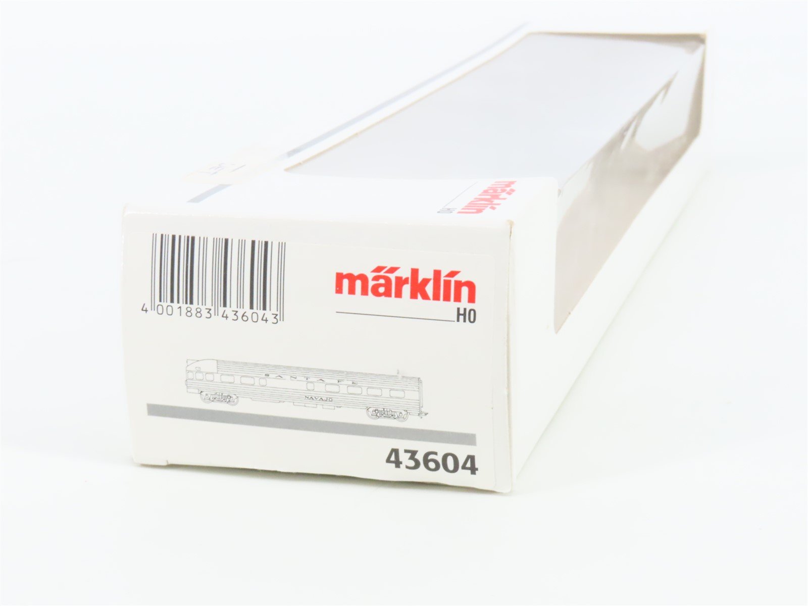 HO Scale Marklin 43604 ATSF Santa Fe Era III Observation Passenger 