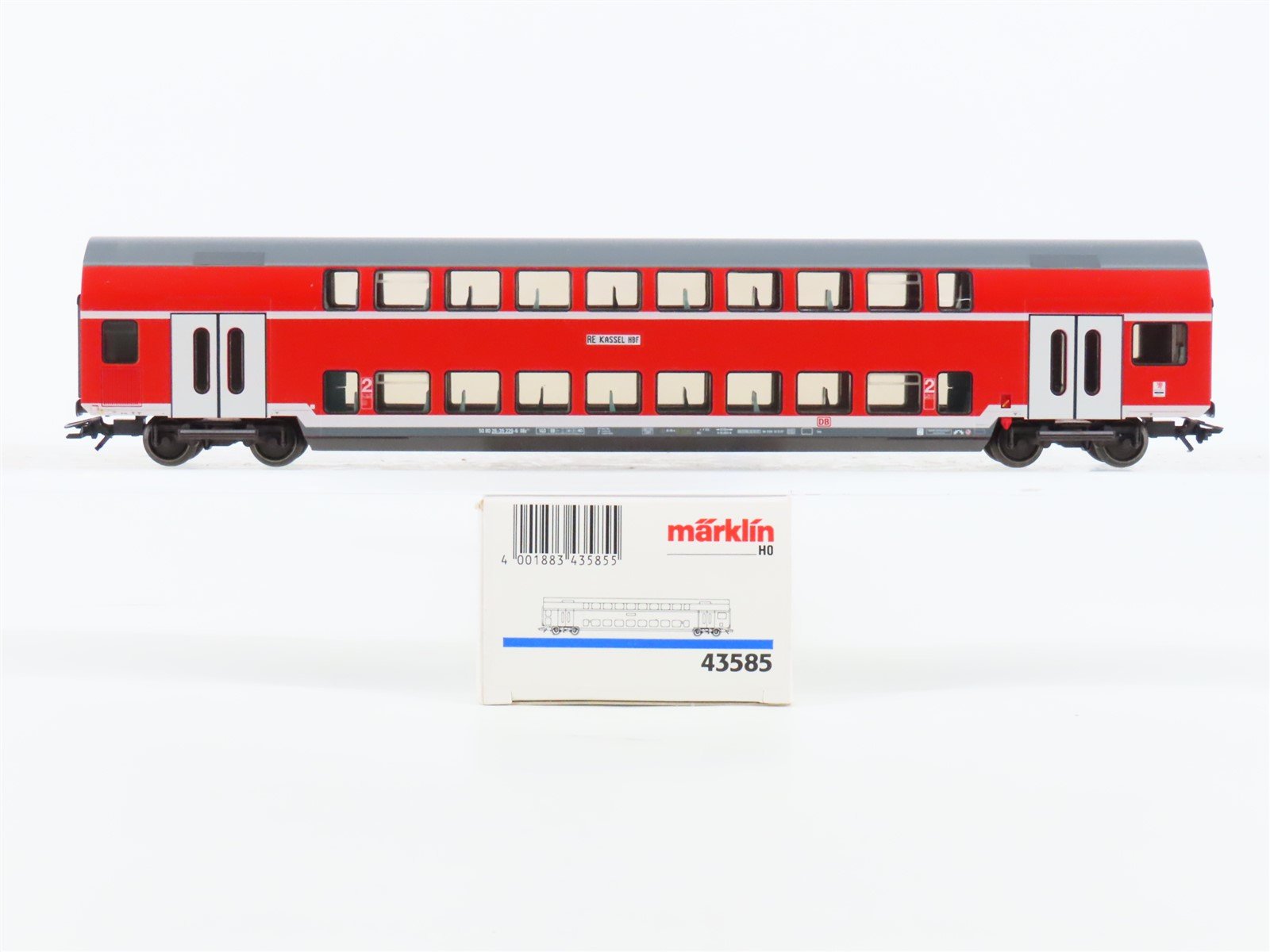 HO Marklin 43585 DB German Federal Era V Bi-Level 2nd Class Coach Passenger