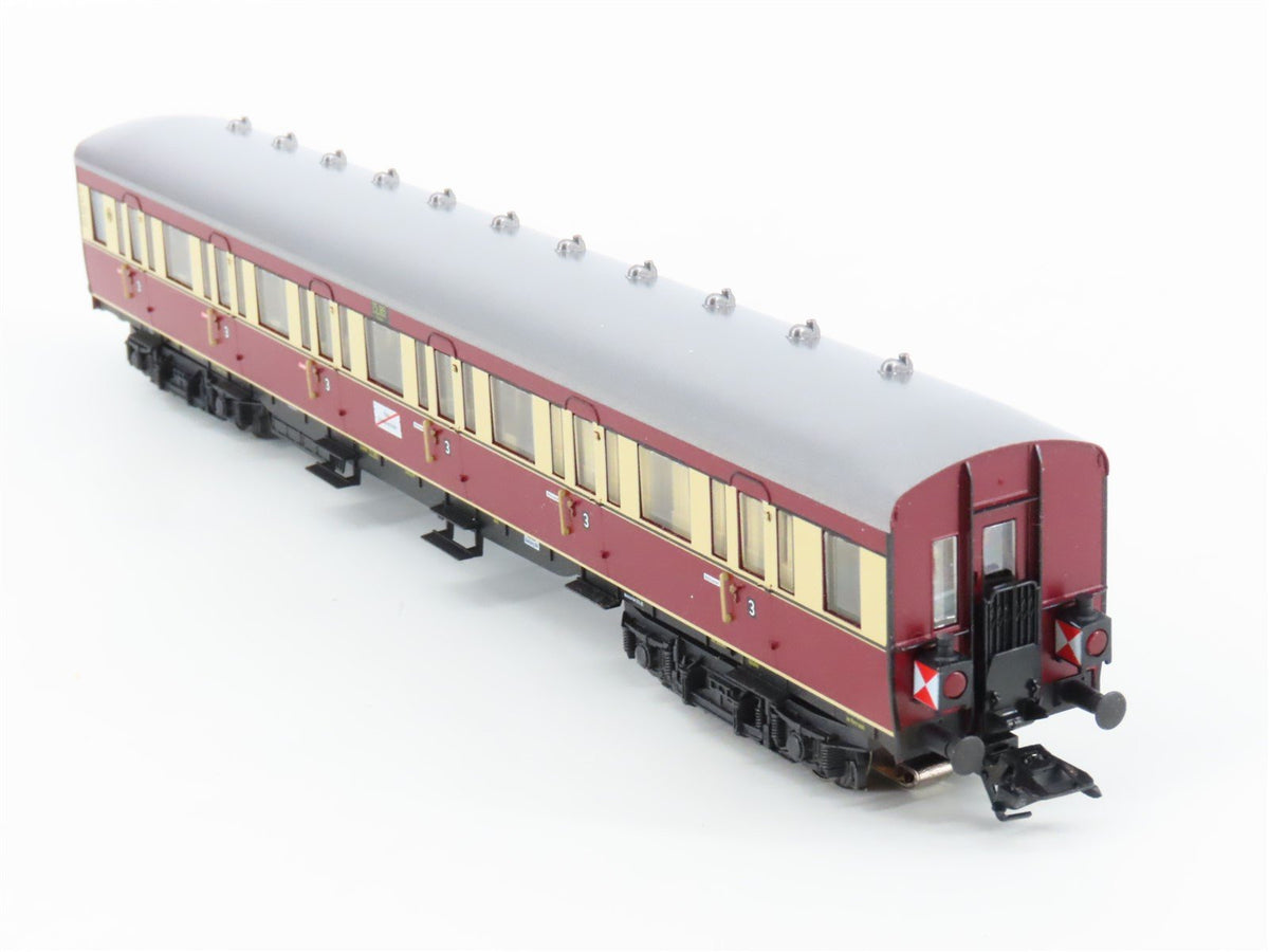 HO Marklin 43109 DRG German &quot;Ruhr Express Service&quot; 3rd Class Coach Passenger
