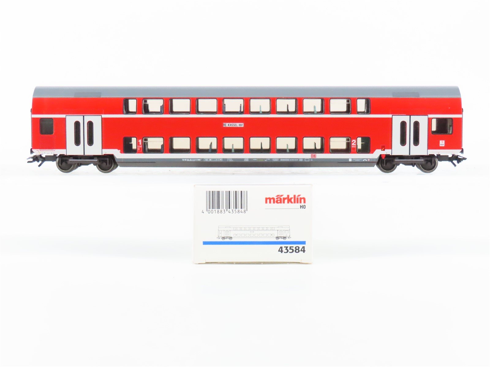 HO Marklin 43584 DB-AG German Era V 1st/2nd Class Bi-Level Coach Passenger