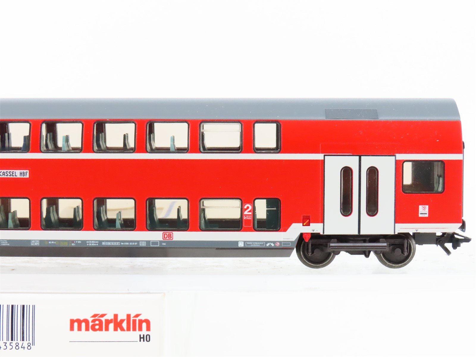 HO Marklin 43584 DB-AG German Era V 1st/2nd Class Bi-Level Coach Passenger