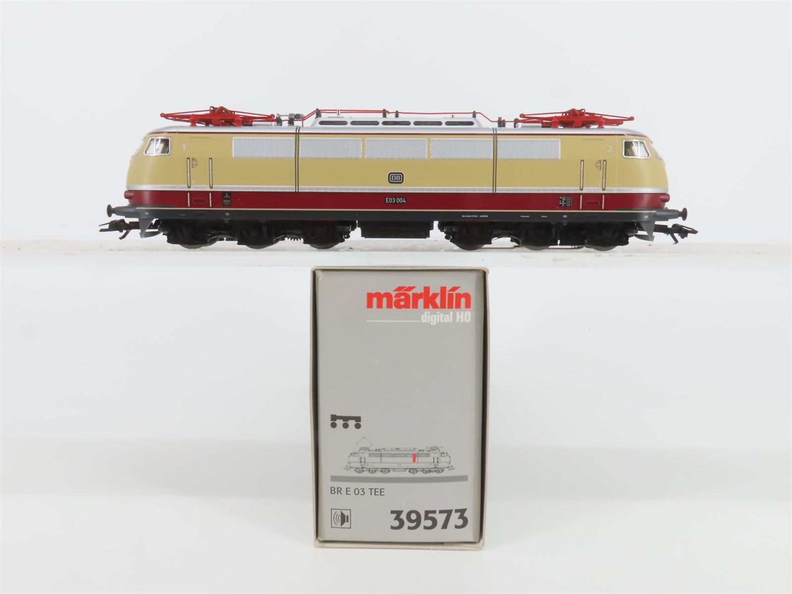 HO 3-Rail AC Marklin Digital 39573 DB Deutsche Bahn Era III/IV E03 Electric #004