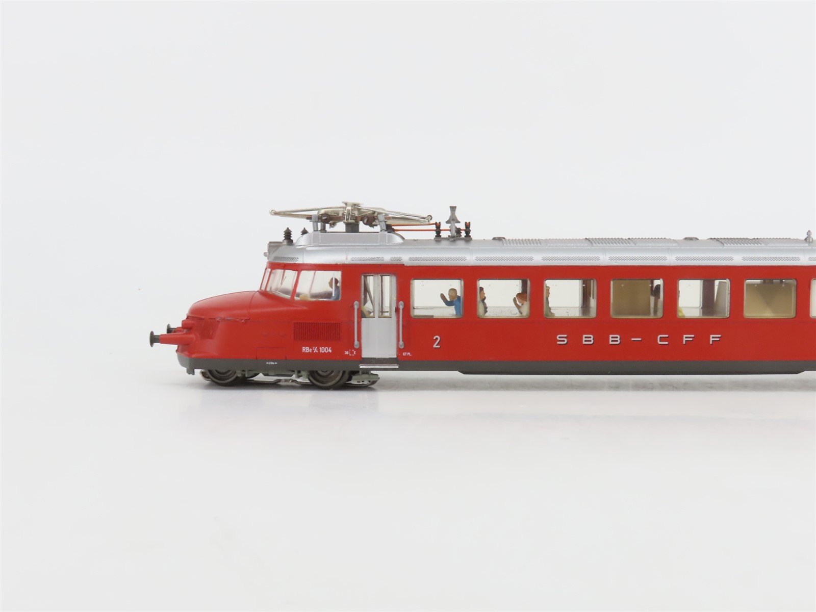 HO 3-Rail AC Marklin Digital 37865 SBB-CFF Swiss RBe2/4 Electric Rail Car #1004