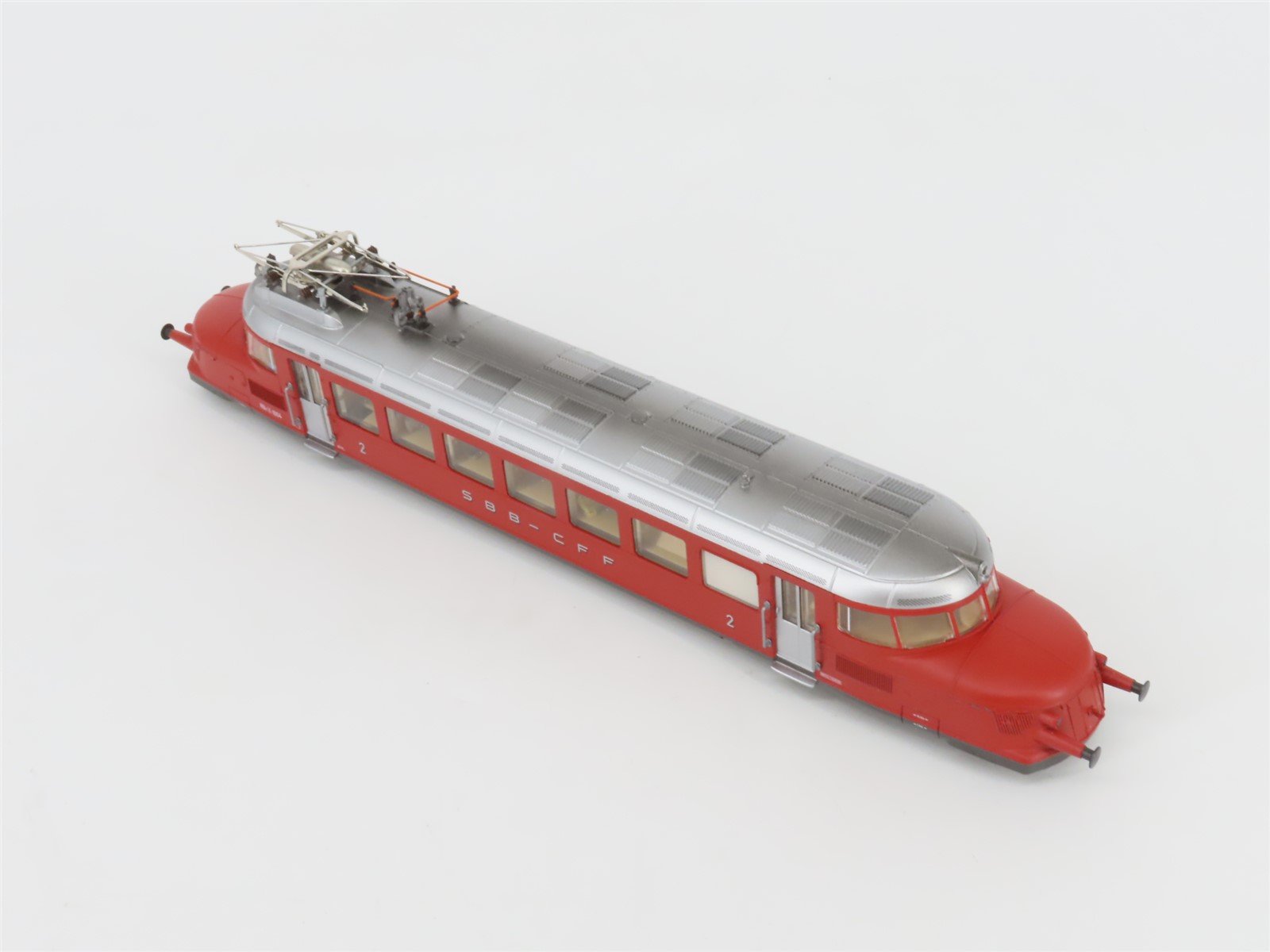 HO 3-Rail AC Marklin Digital 37865 SBB-CFF Swiss RBe2/4 Electric Rail Car #1004