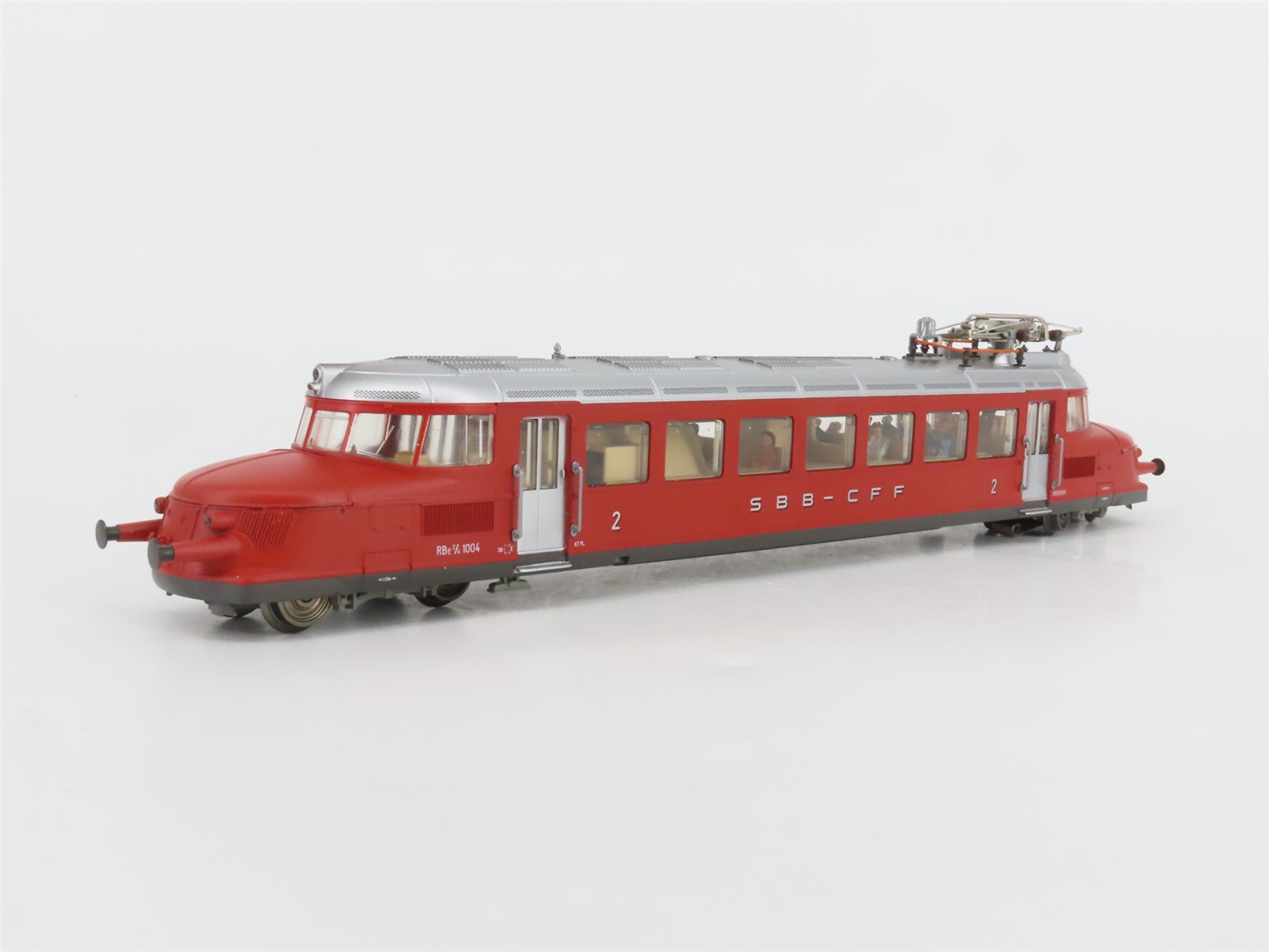 HO 3-Rail AC Marklin Digital 37865 SBB-CFF Swiss RBe2/4 Electric Rail Car #1004