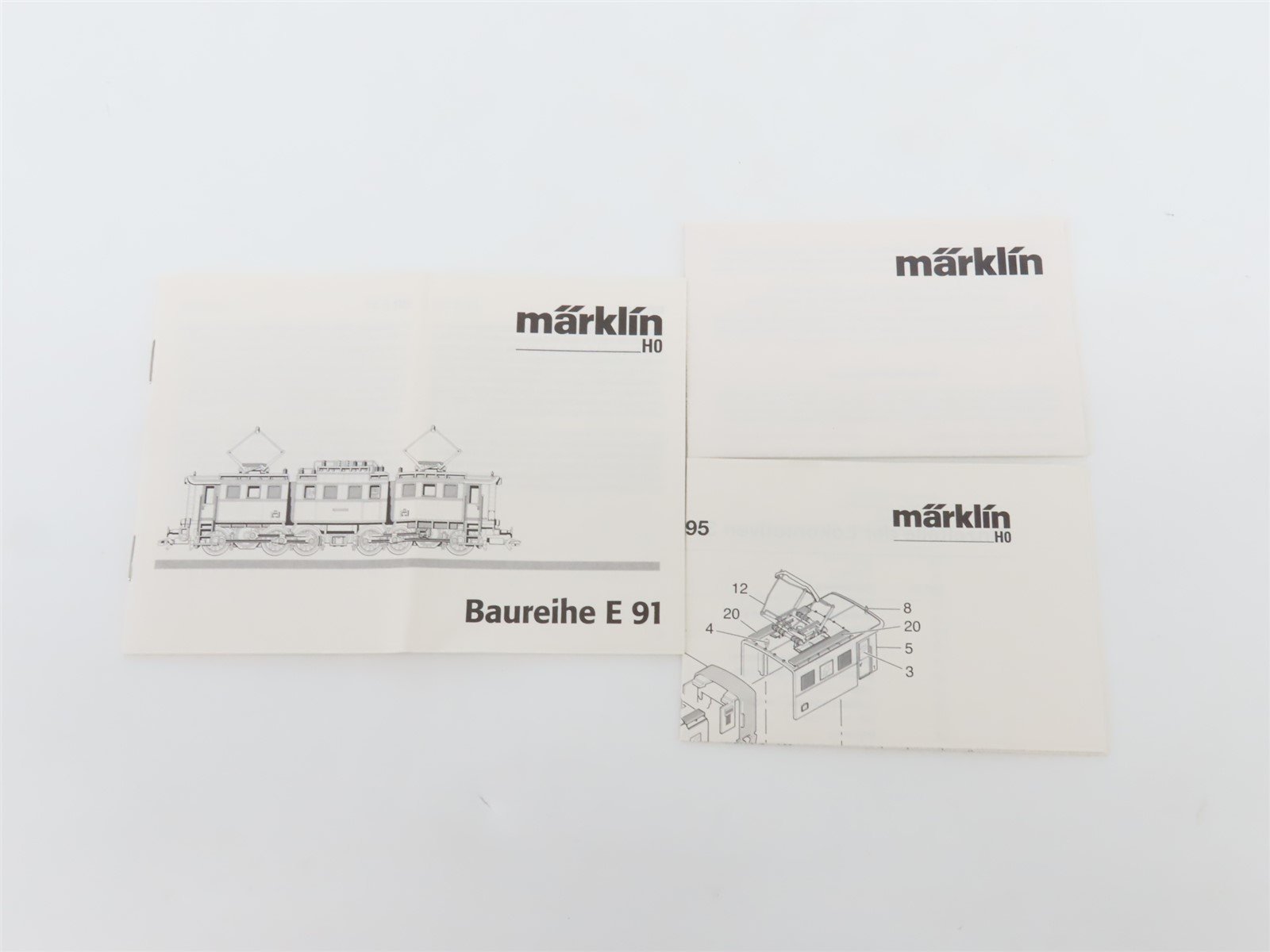 HO 3-Rail AC Marklin Digital 39195 DB Deutsche Bundesbahn E91 Electric #100