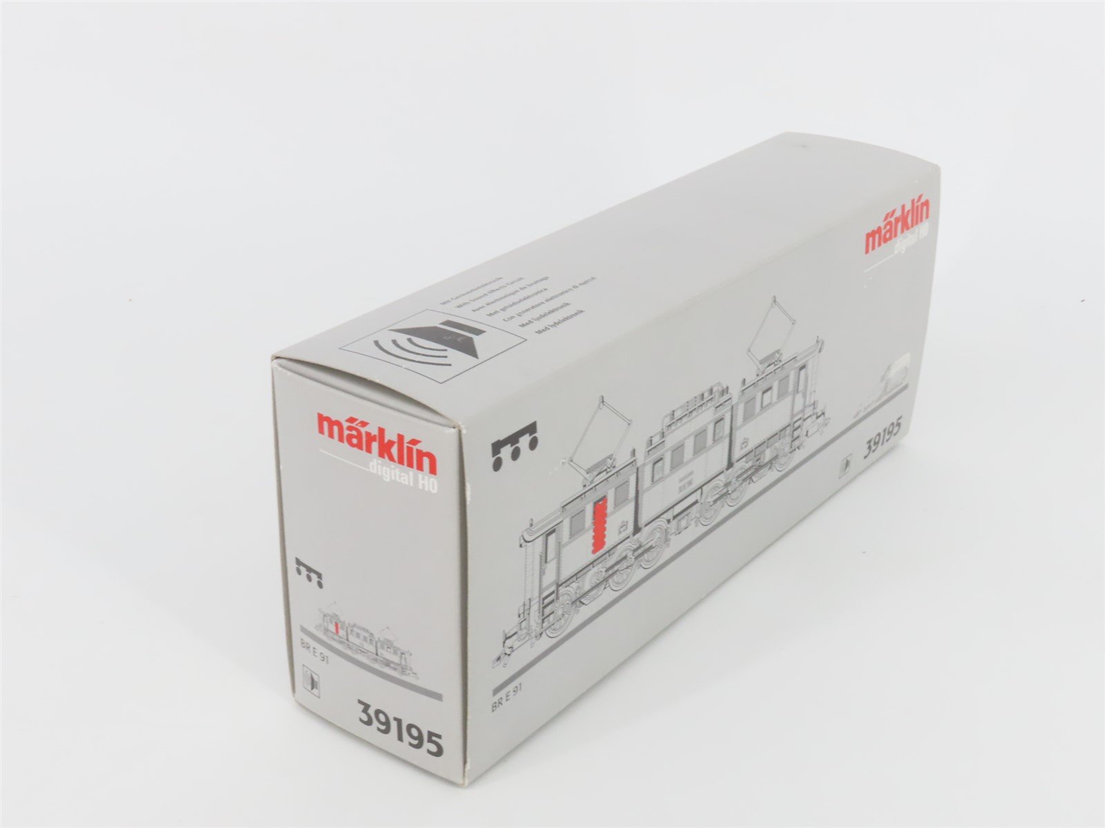 HO 3-Rail AC Marklin Digital 39195 DB Deutsche Bundesbahn E91 Electric #100