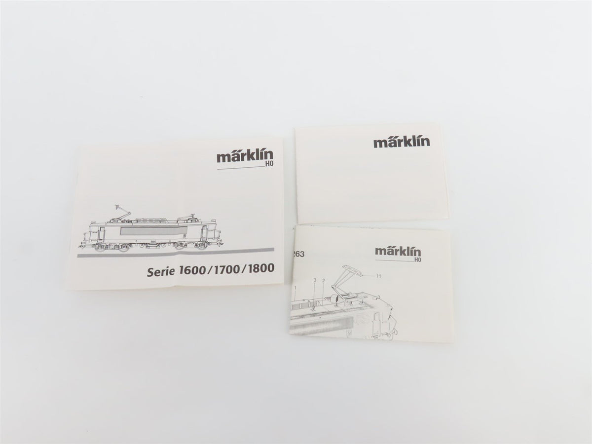 HO Scale 3-Rail AC Marklin Digital 37263 NS Dutch Series 1800 Electric #1855