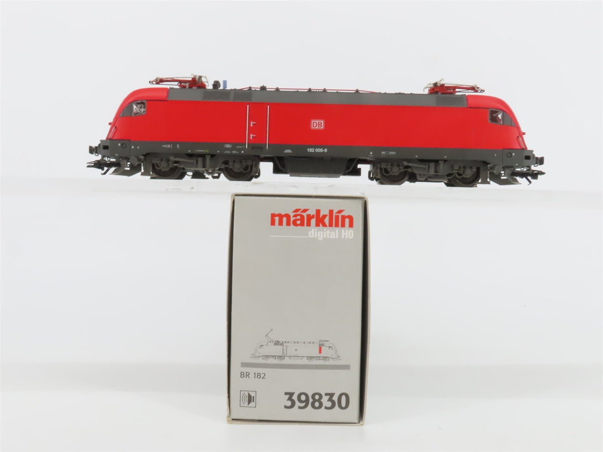 HO 3-Rail AC Marklin Digital 39830 DB-AG German BR182 Taurus Electric #005-9