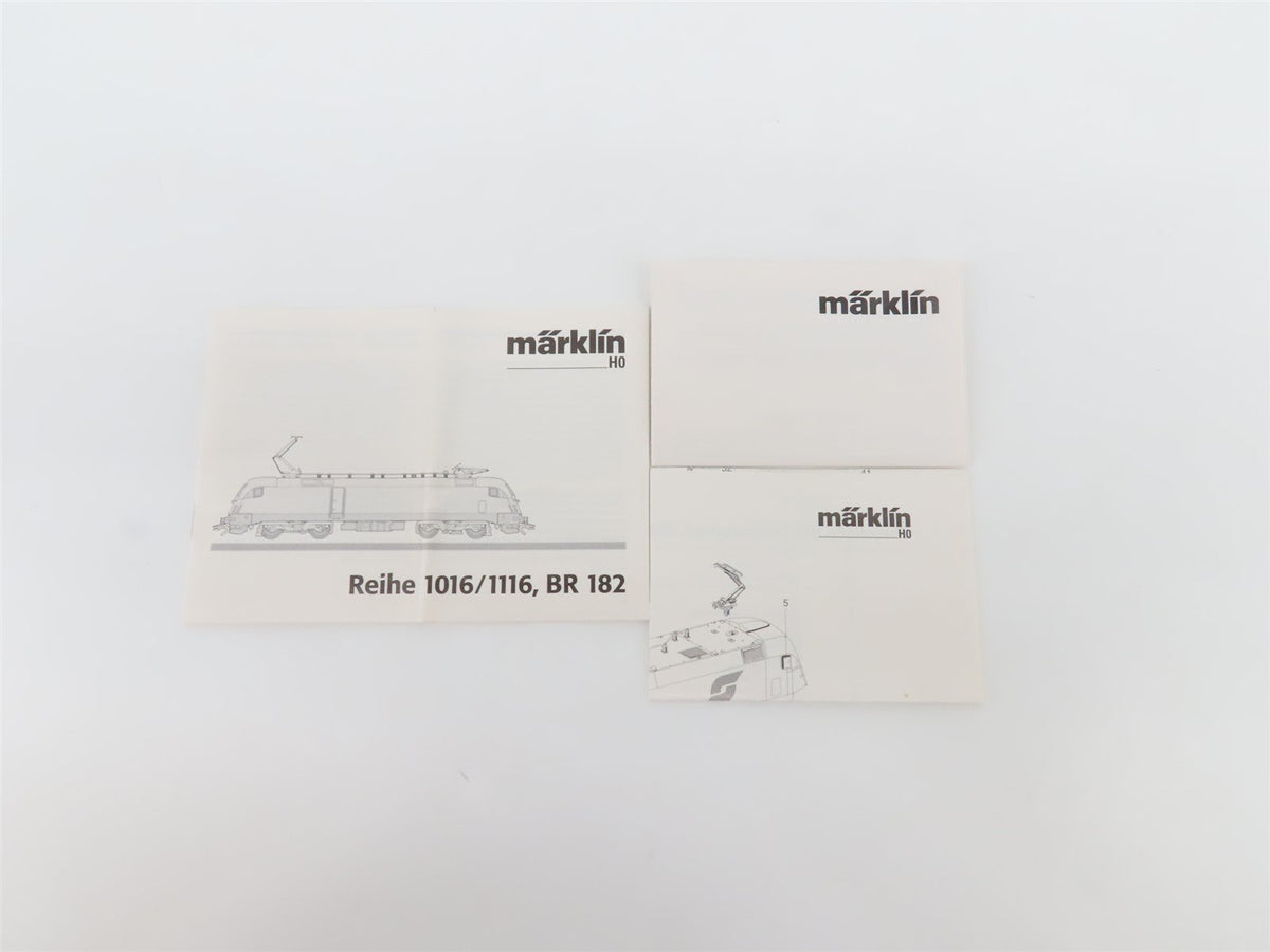 HO 3-Rail AC Marklin Digital 39830 DB-AG German BR182 Taurus Electric #005-9