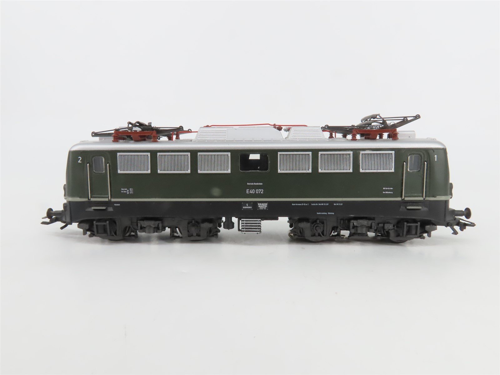 HO Scale 3-Rail AC Marklin DB Deutsche Bundesbahn E40 Electric Locomotive #072