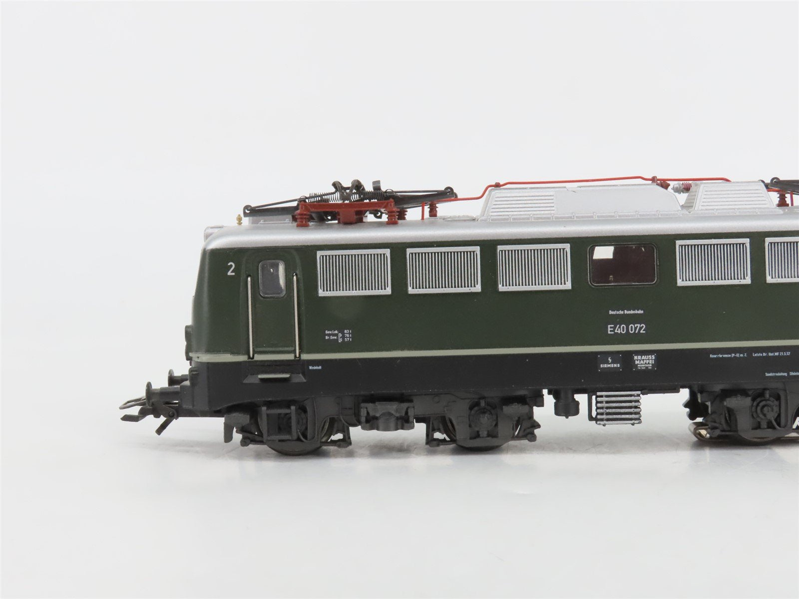 HO Scale 3-Rail AC Marklin DB Deutsche Bundesbahn E40 Electric Locomotive #072
