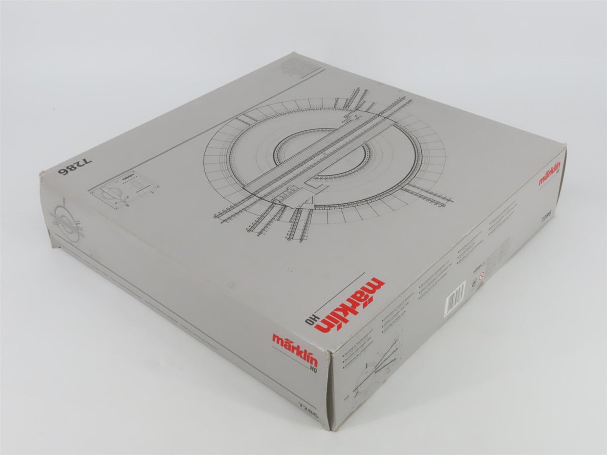HO 1/87 Scale 3-Rail AC Marklin 7286 Remote Control Turntable Track