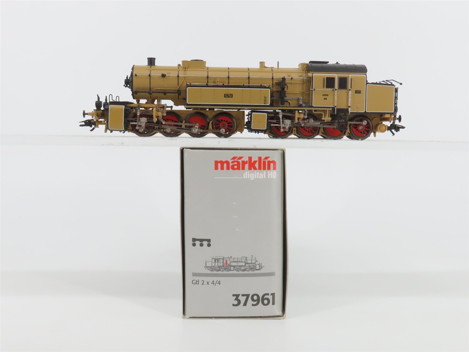 HO 3-Rail AC Marklin Digital 37961 K.Bay.Sts.B. 0-4-4-0T Gtl2x4/4 Steam #5751