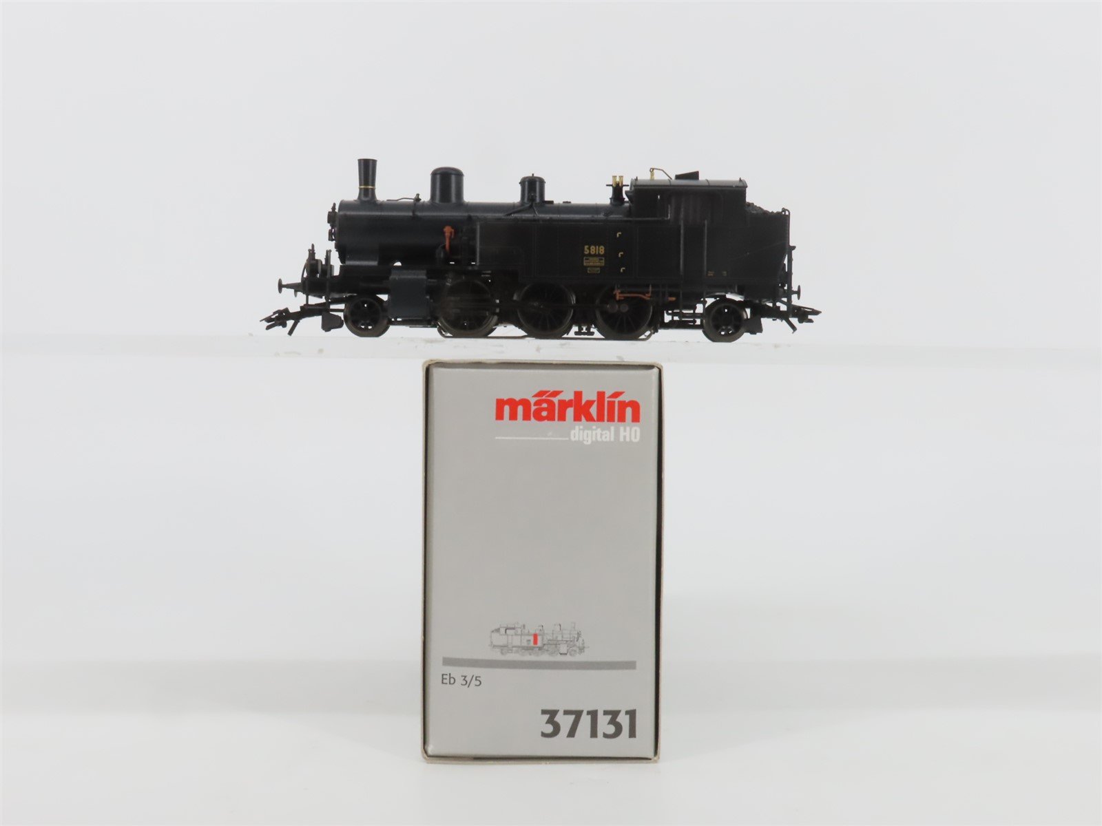 HO Scale 3-Rail AC Marklin Digital 37131 SBB Swiss 2-6-2 Eb3/5 Steam Tank #5818