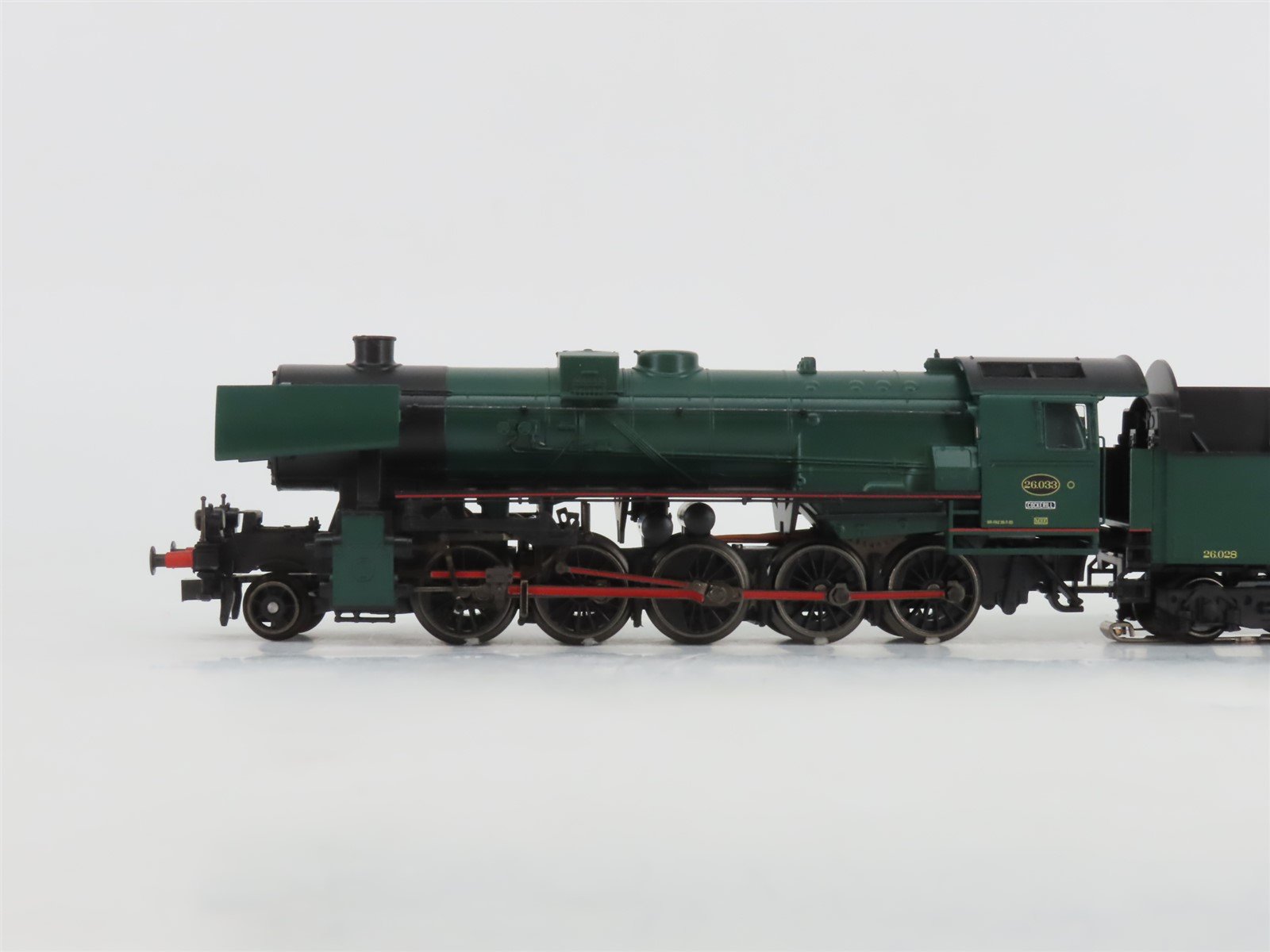 HO 3-Rail AC Marklin Digital 37157 SNCB Belgian 2-10-0 Series 26 Steam #033