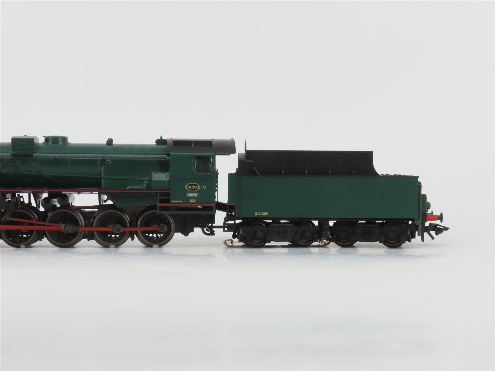 HO 3-Rail AC Marklin Digital 37157 SNCB Belgian 2-10-0 Series 26 Steam #033