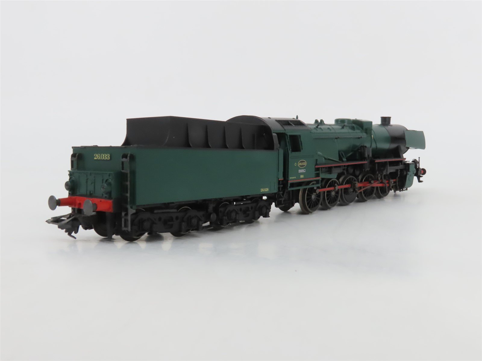 HO 3-Rail AC Marklin Digital 37157 SNCB Belgian 2-10-0 Series 26 Steam #033