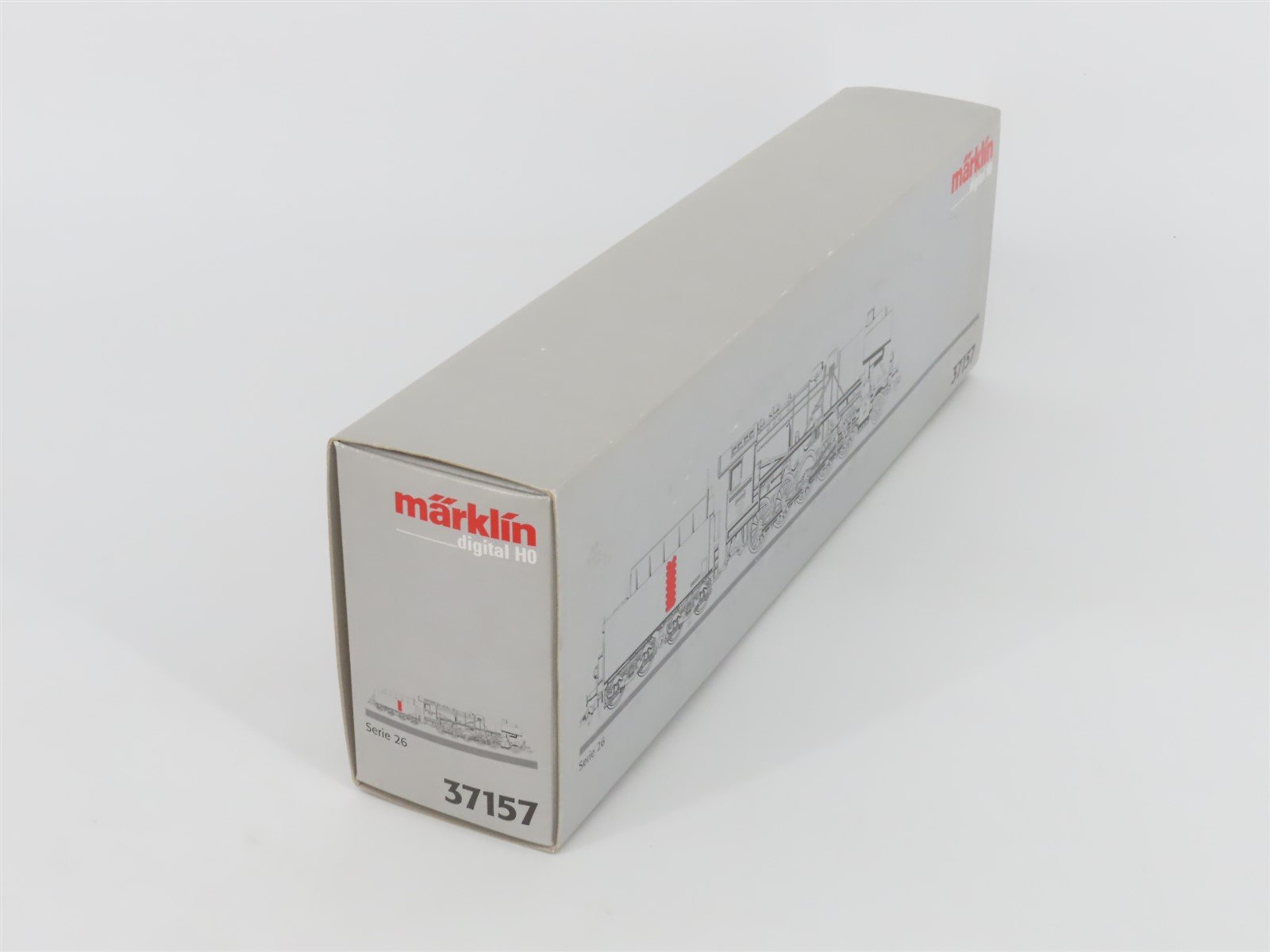 HO 3-Rail AC Marklin Digital 37157 SNCB Belgian 2-10-0 Series 26 Steam #033