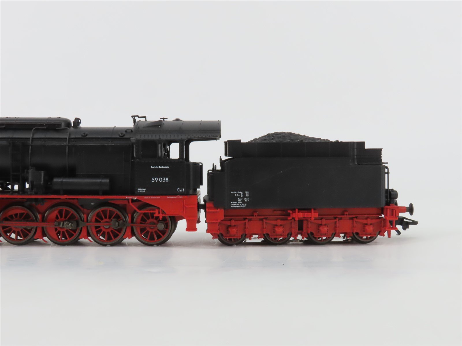 HO 3-Rail AC Marklin Digital 37058 DB Deutsche Bundesbahn 2-12-0 BR59 Steam #038