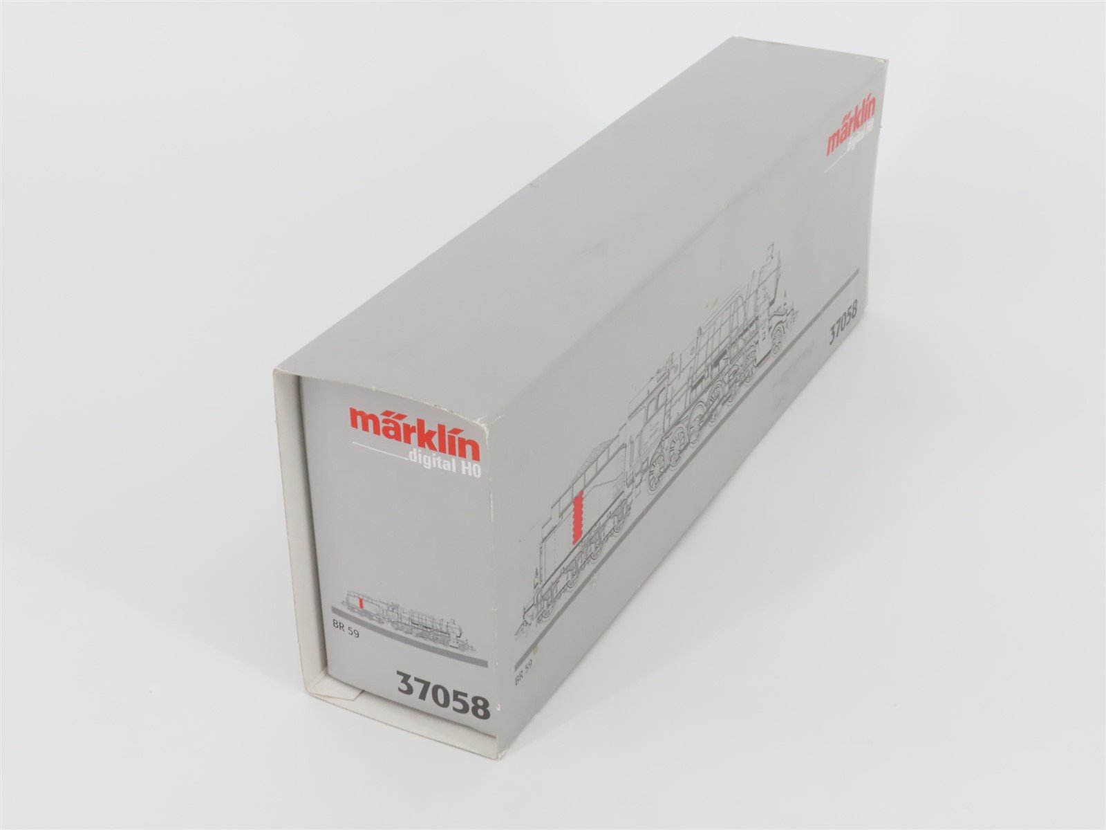 HO 3-Rail AC Marklin Digital 37058 DB Deutsche Bundesbahn 2-12-0 BR59 Steam #038