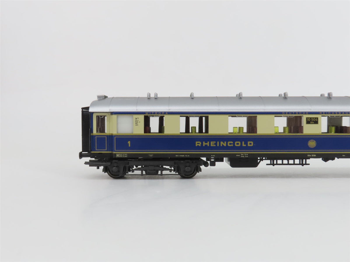 HO 3-Rail AC Marklin 26750 &quot;Rheingold 75 Years&quot; Steam Passenger Set w/ Sound
